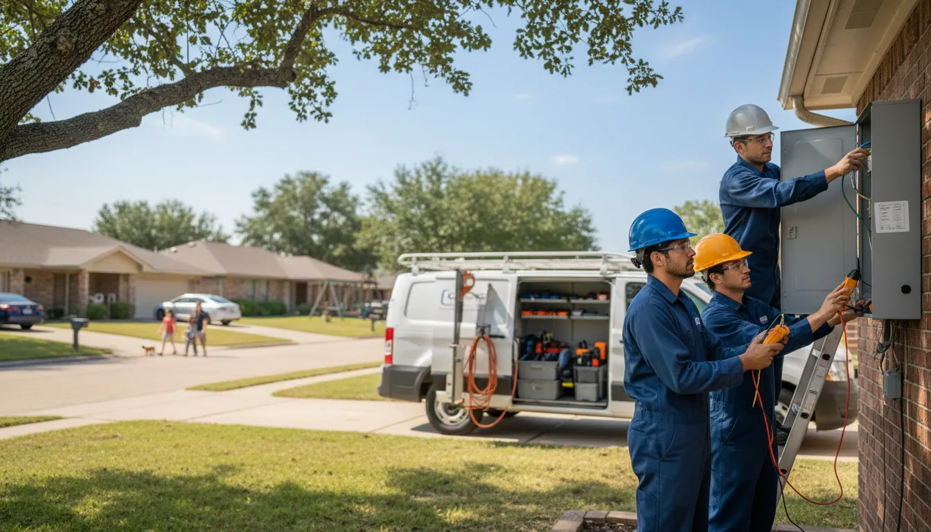 Certified electrician providing emergency electrical services in Felt, OK